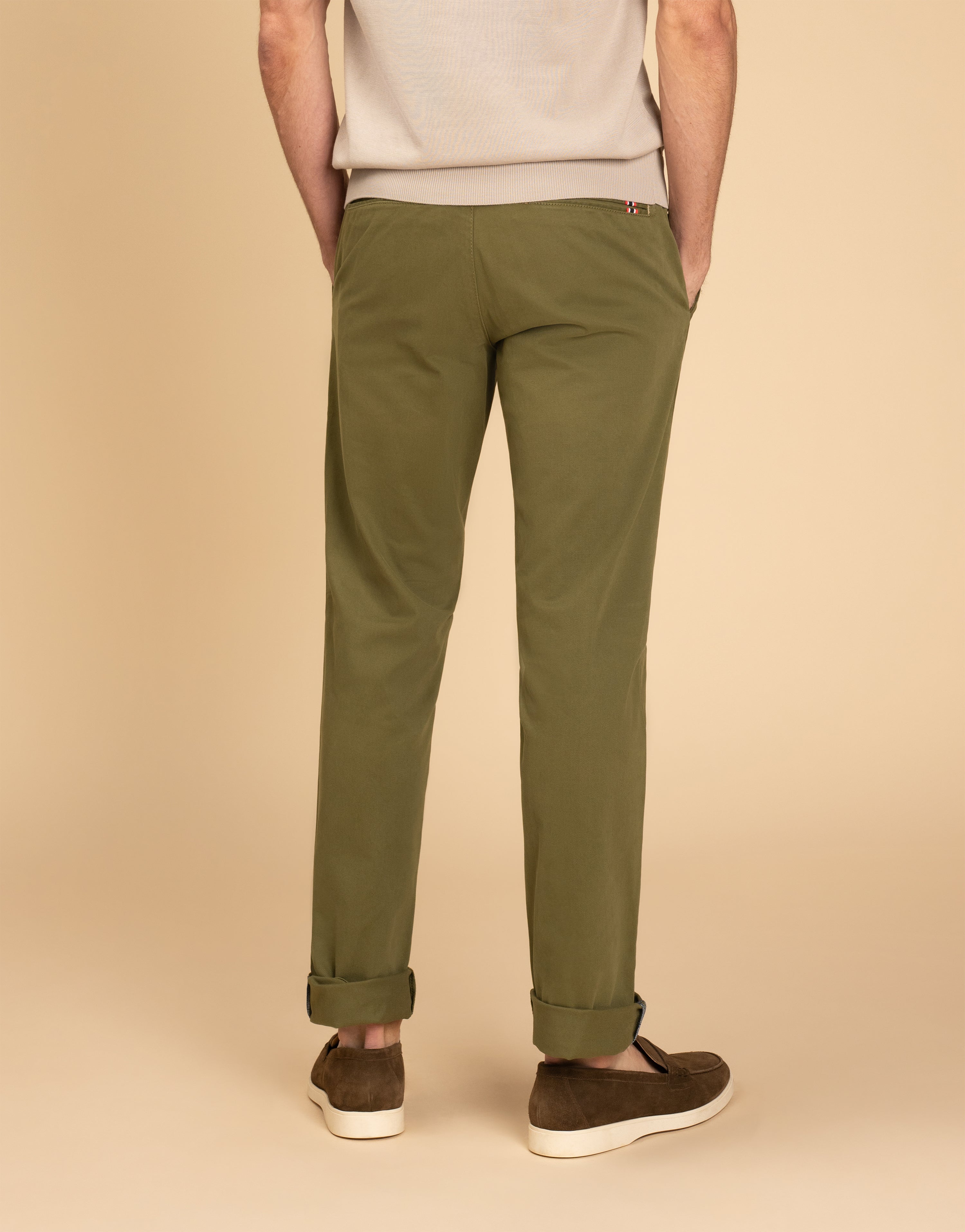 Tyler Green Textured Chinos