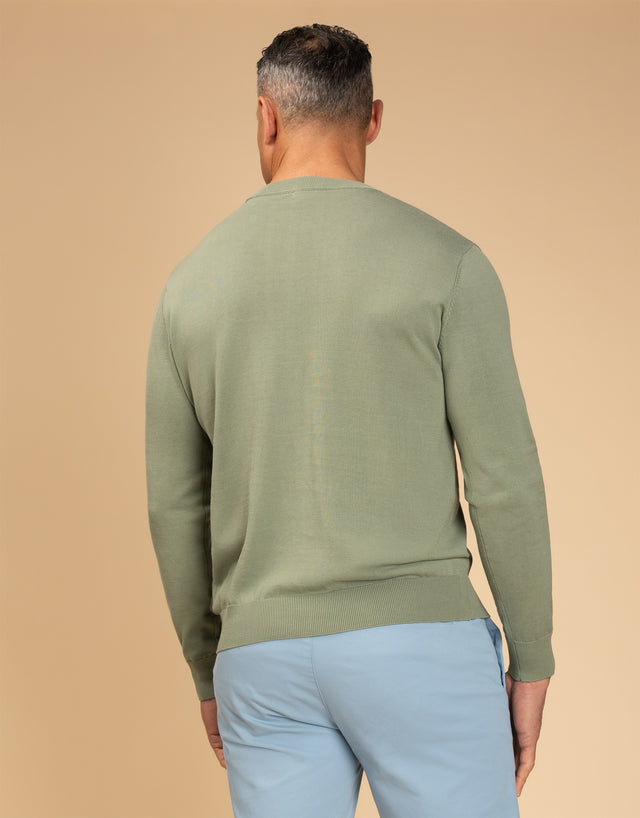 Como Sage Green Crew Neck