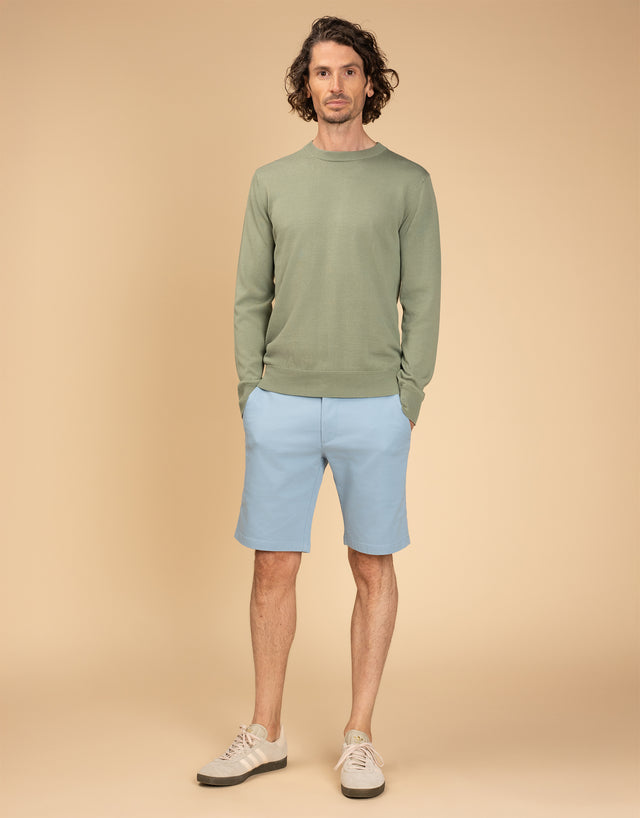 Como Sage Green Crew Neck