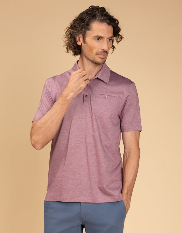 Portofino Mauve Polo Shirt