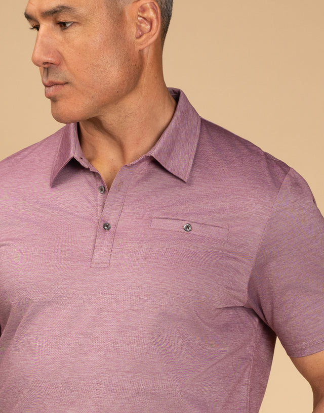 Portofino Mauve Polo Shirt