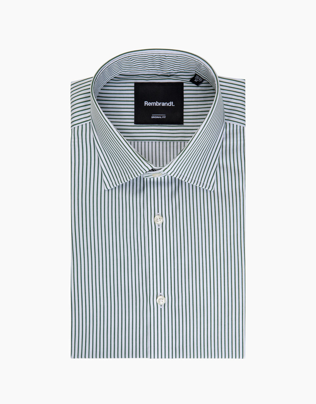 London Green Pencil Stripe Shirt