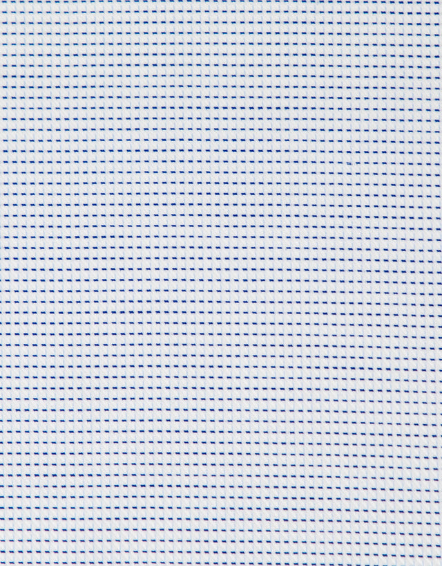 Sinatra White & Blue Micro-design Shirt
