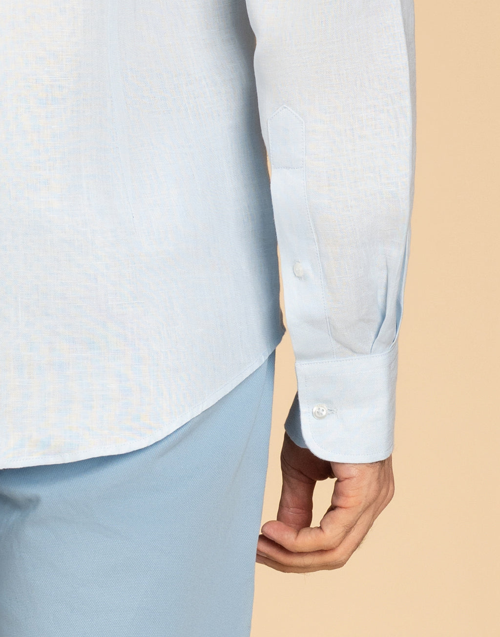Ohope Light Blue Irish Linen Shirt