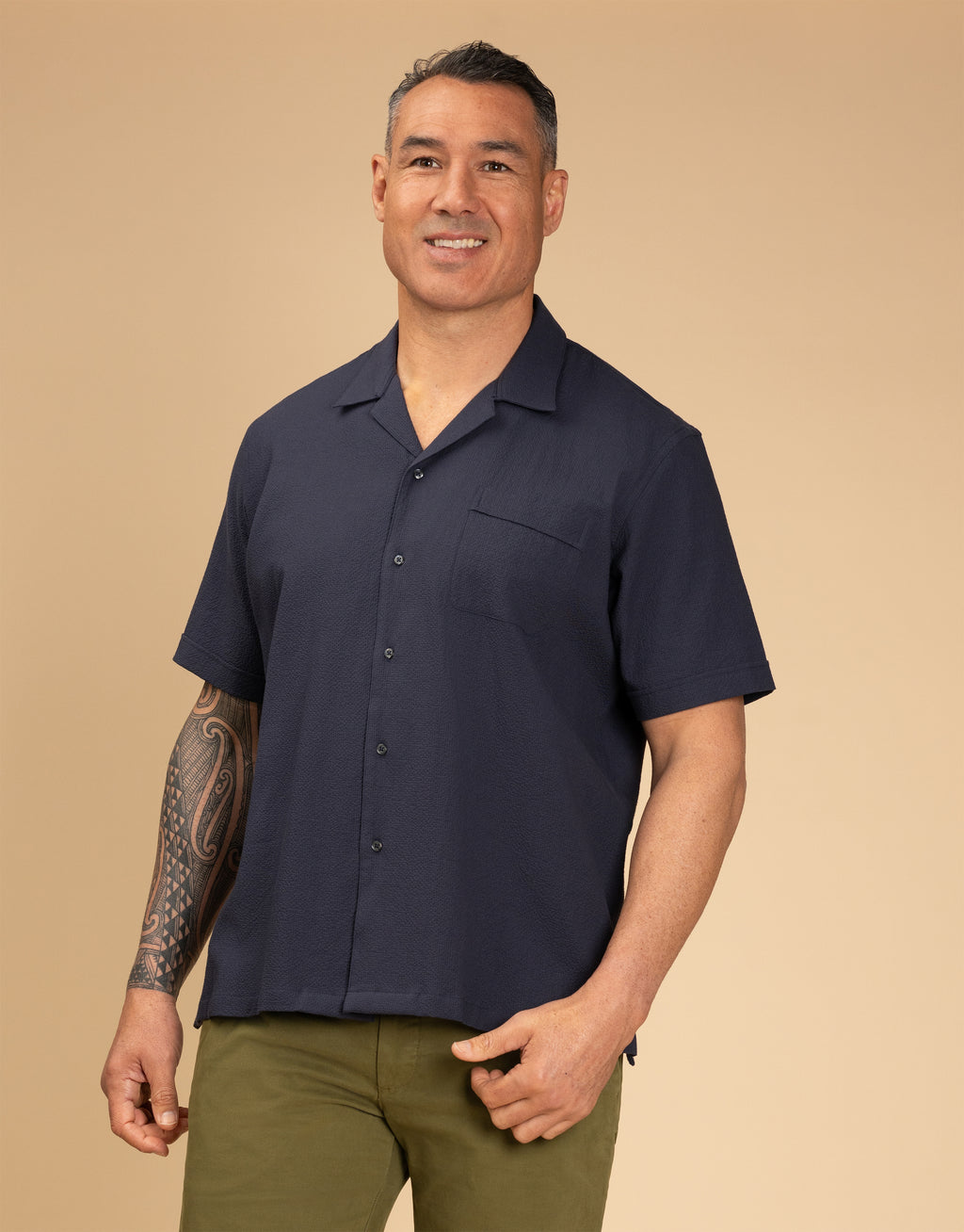 Scott is 191cm wearing size XL