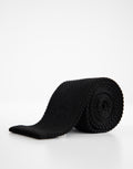 Black Knitted Silk Tie