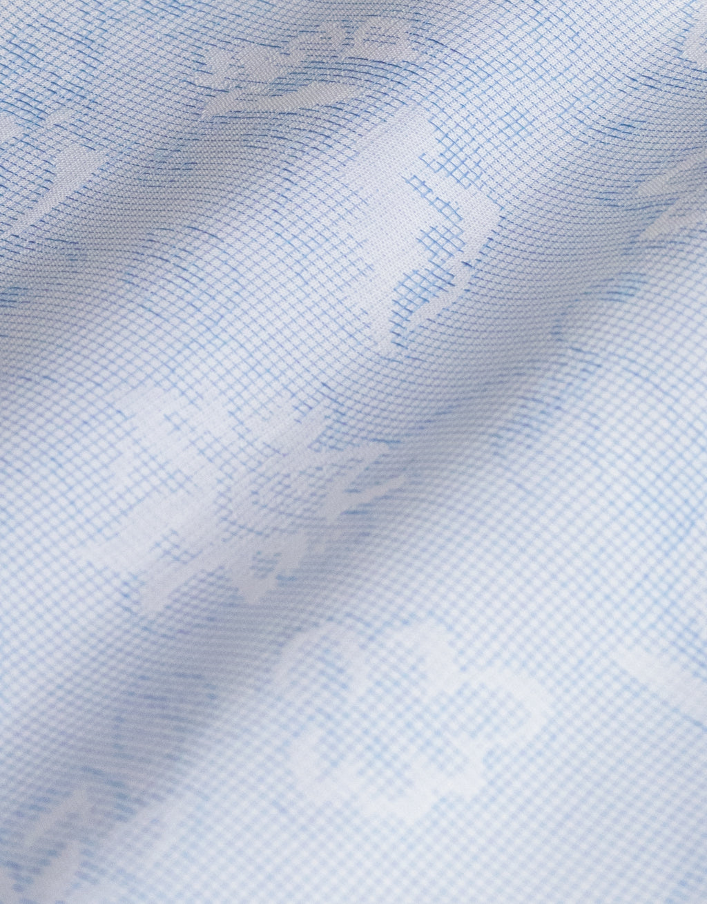 Sinatra Light Blue Floral Jacquard Shirt