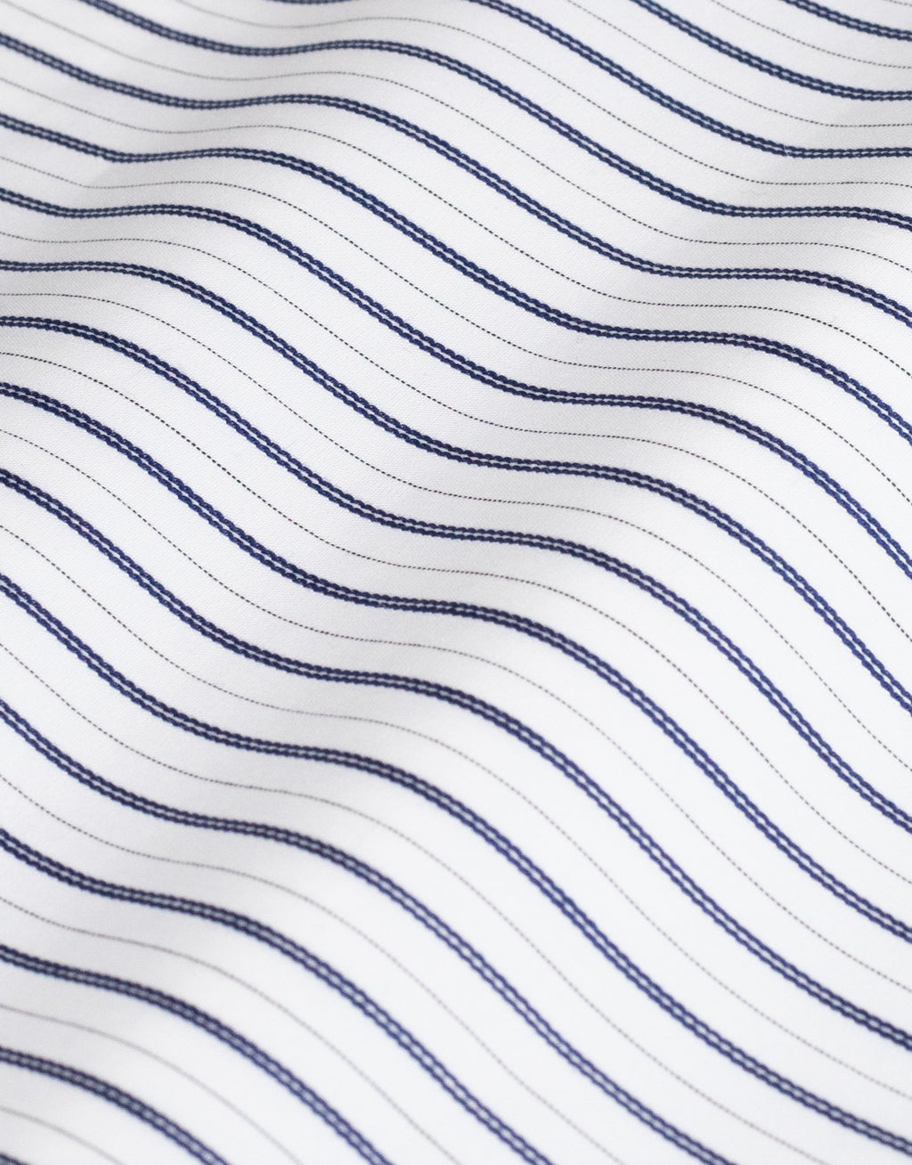 London White & Navy Stripe Shirt