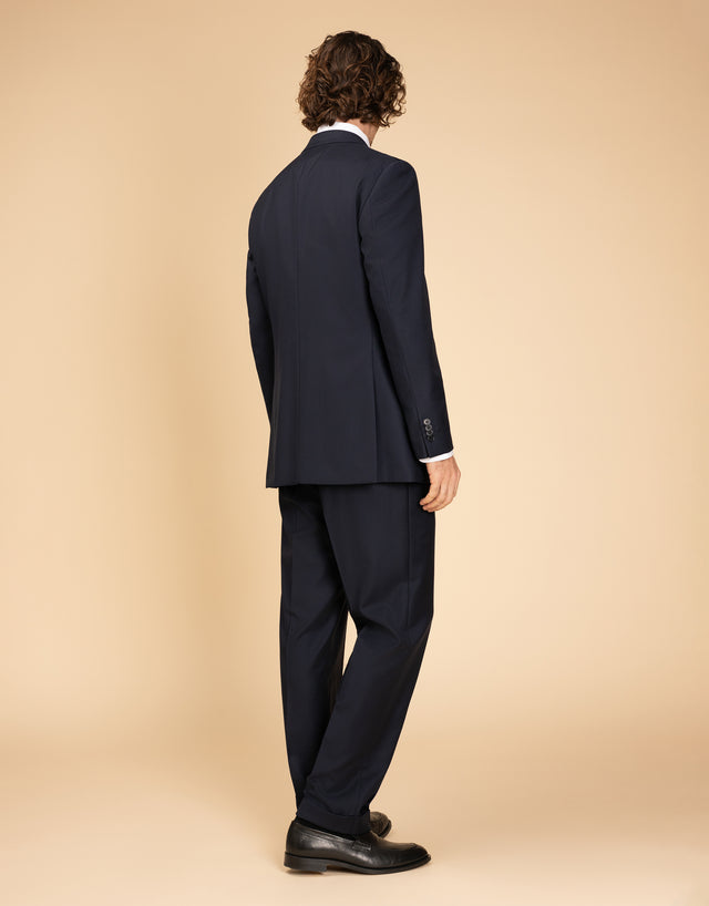 Doppio Navy Twill Suit