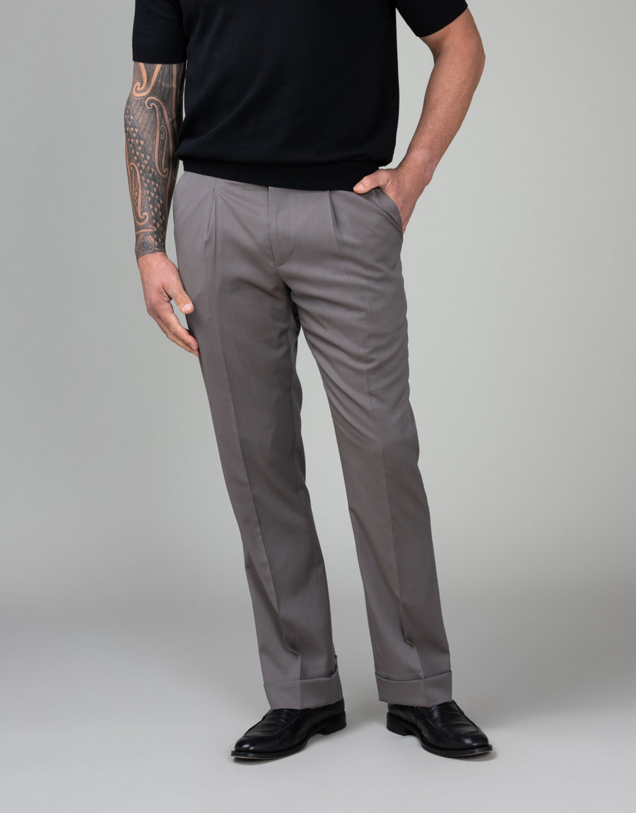 Evans Brown Solaro Trouser - front