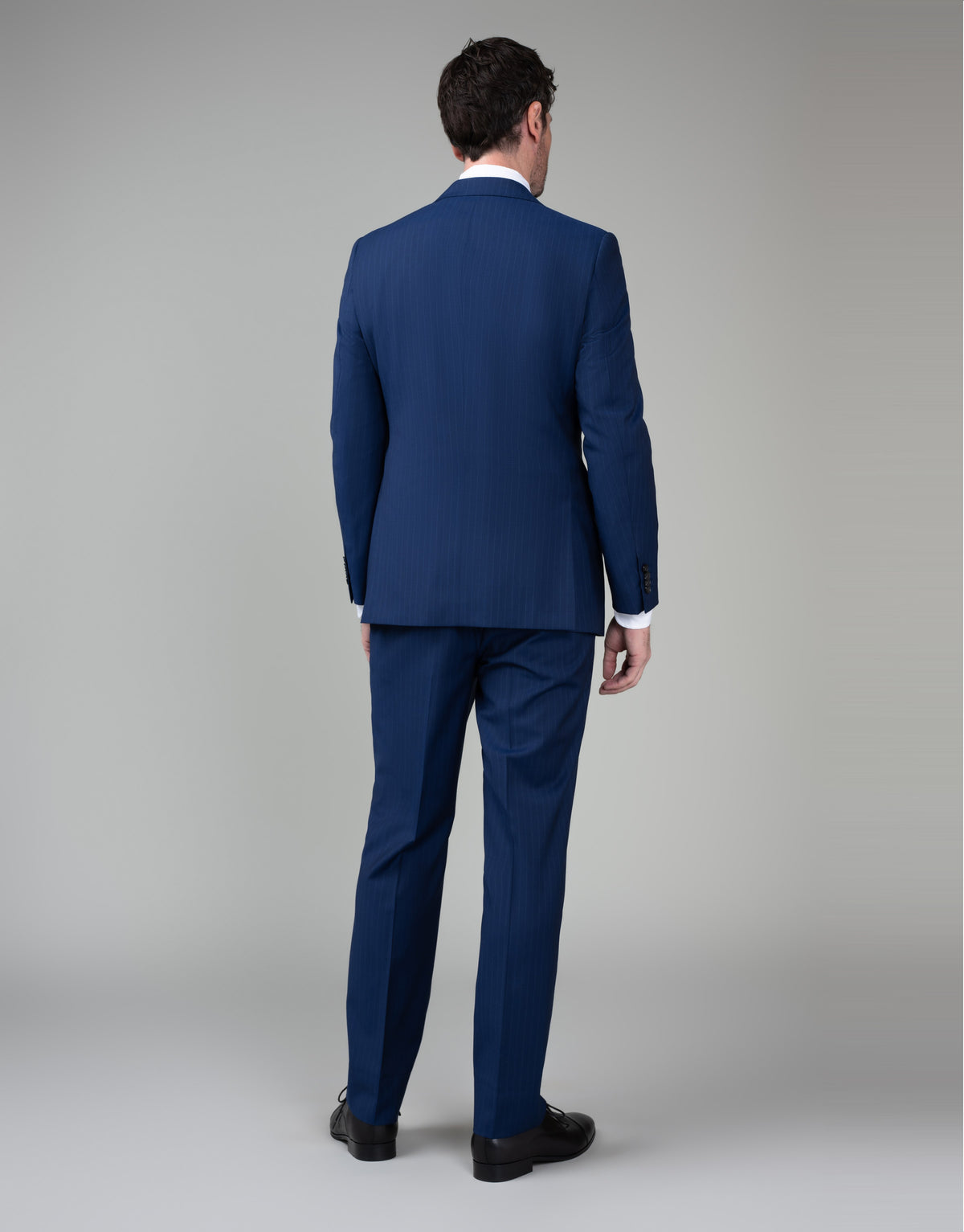 Lyon Blue Pinstripe Suit - back
