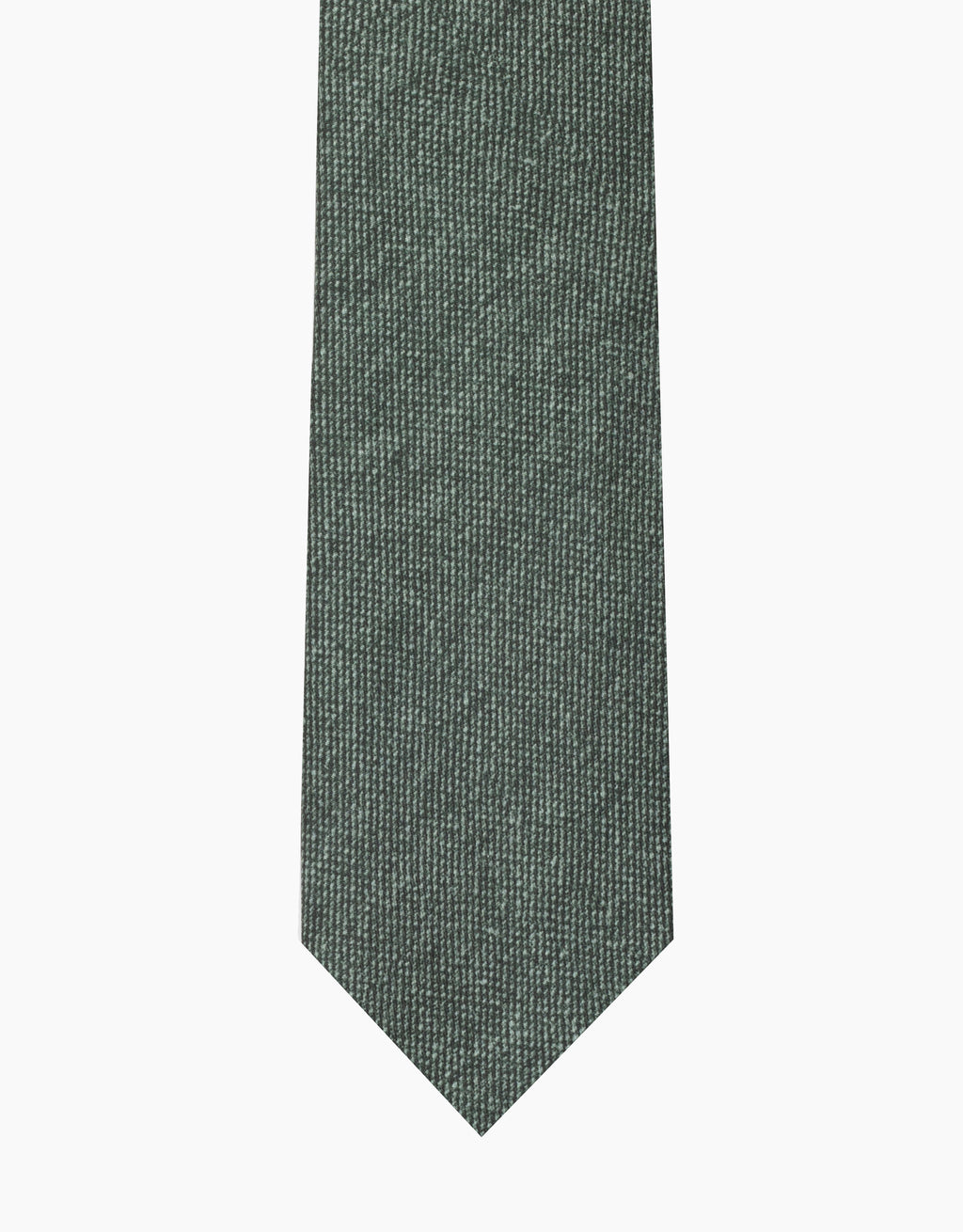 Dark Green Twill Italian Silk Tie