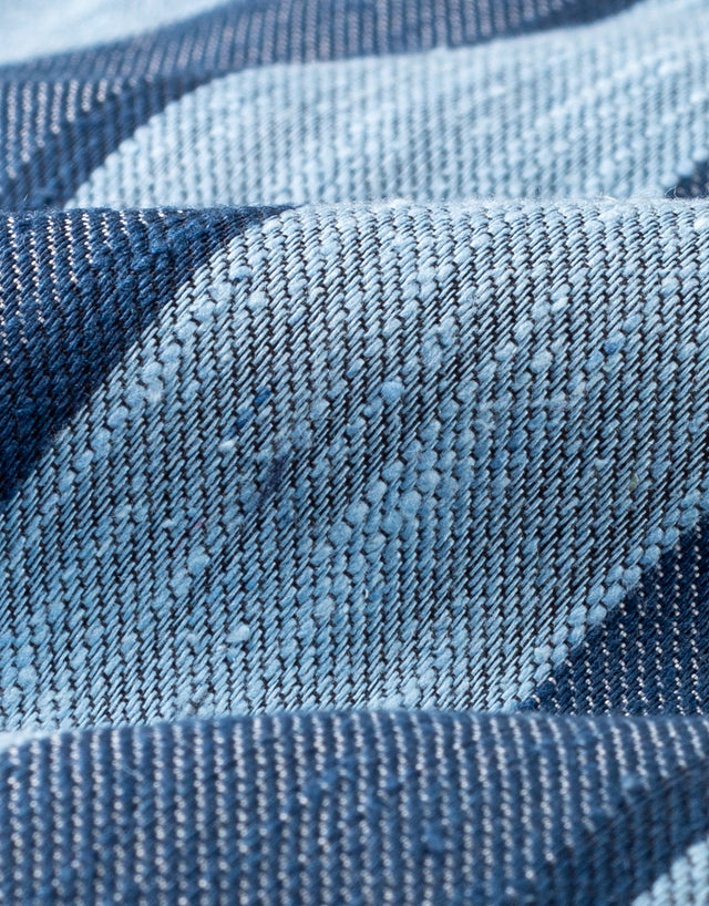 Blue & Sky Stripe Italian Silk Tie