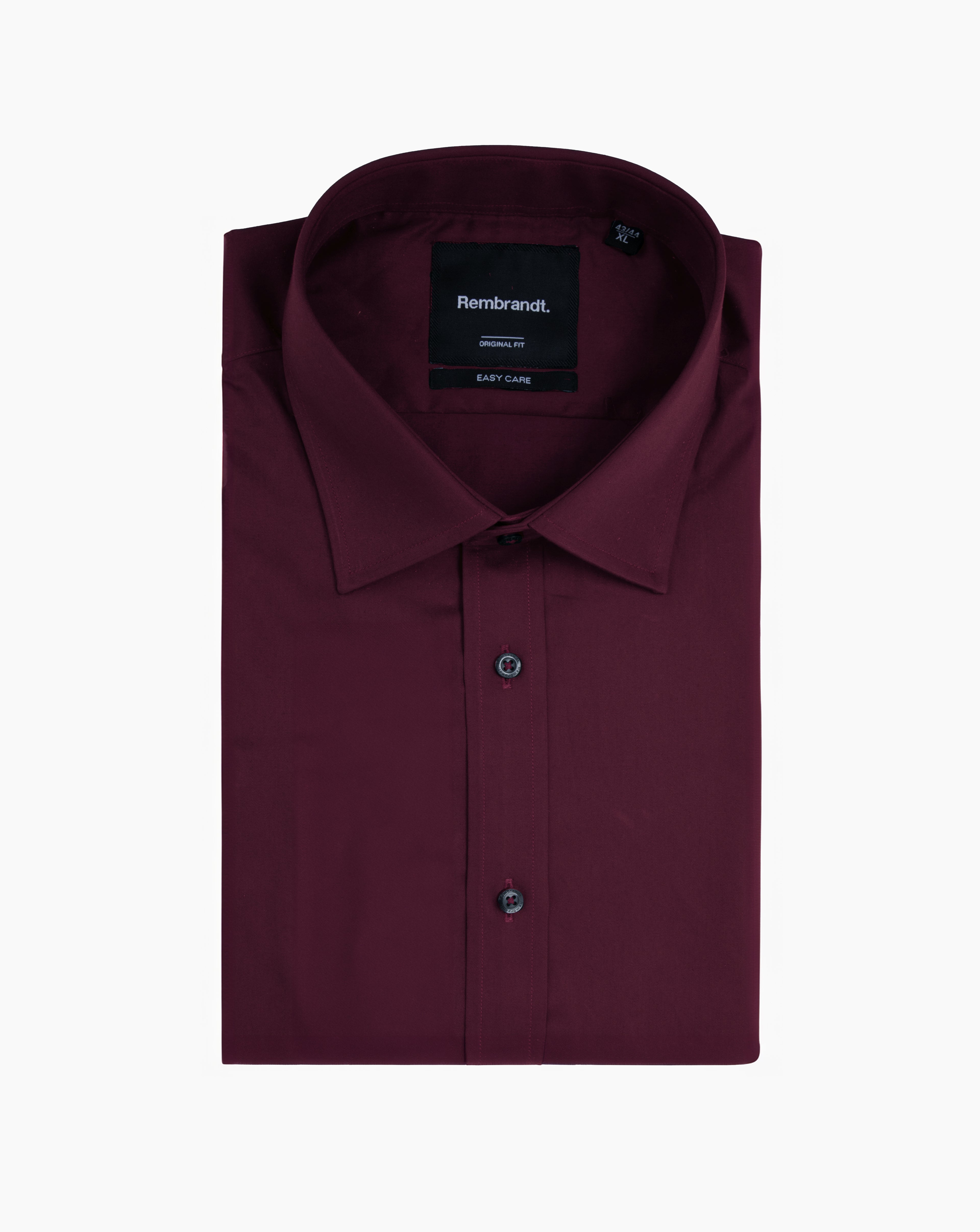 London Burgundy Sateen Shirt