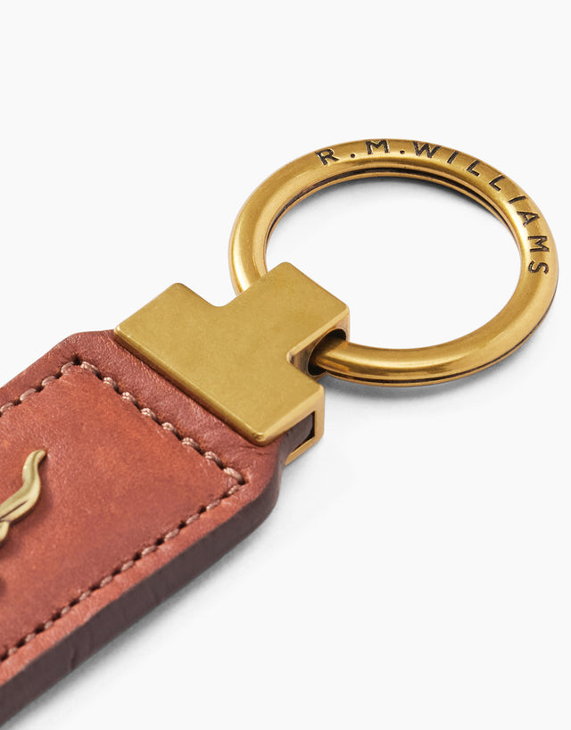 R.M.Williams Angaston Caramel Keyfob