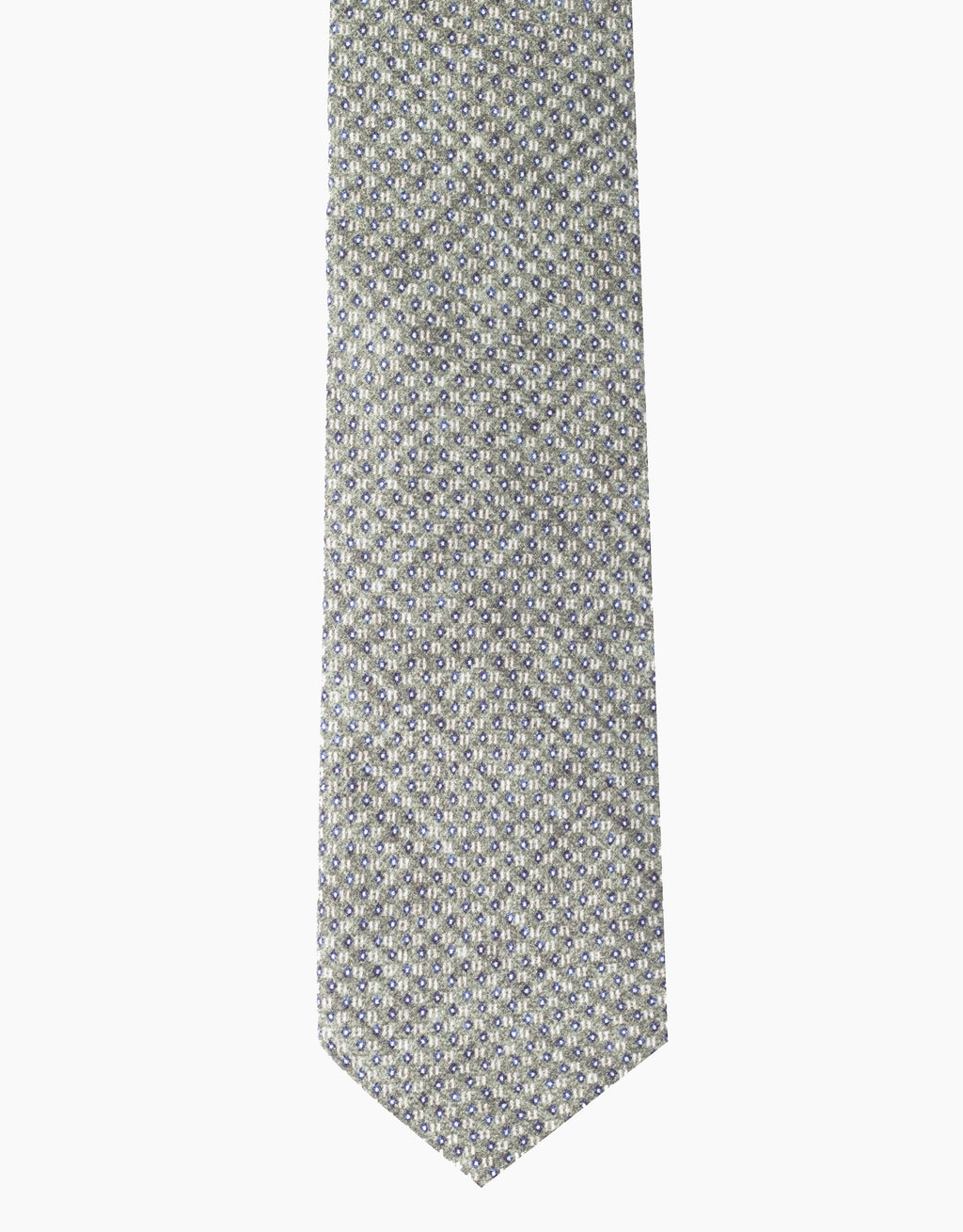 Sage Green Dot Italian Silk Tie