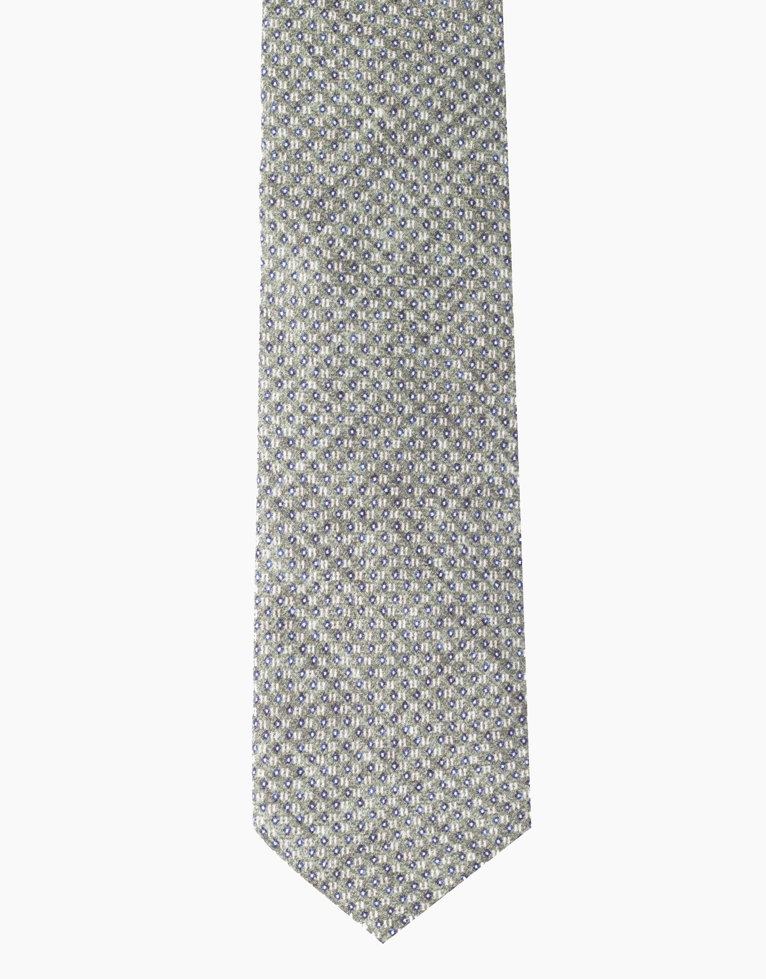 Sage Green Dot Italian Silk Tie