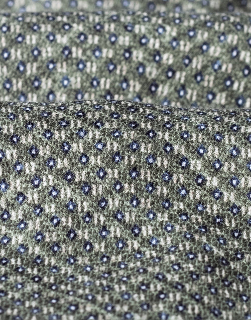 Sage Green Dot Italian Silk Tie