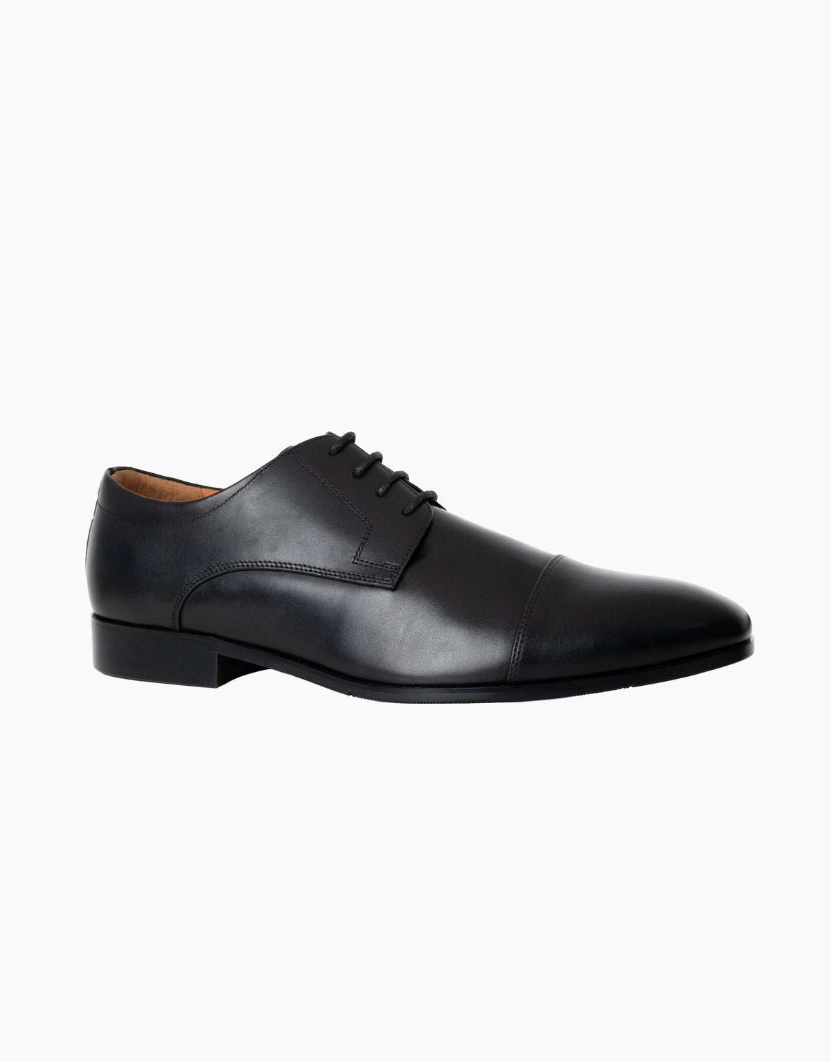 Tokyo Black Cap Toe Derby Shoe