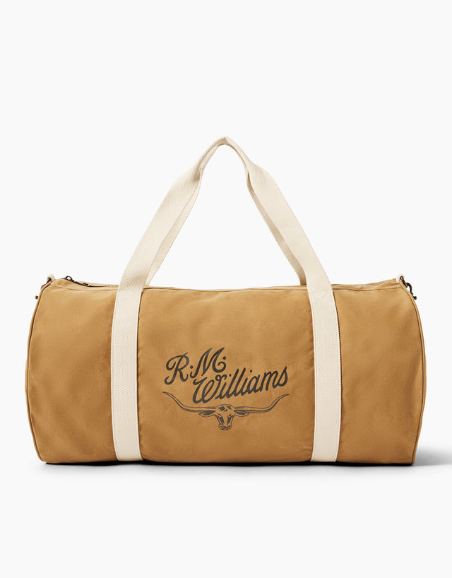 R.M.Williams RM Ditty Tan Waxed Cotton Bag