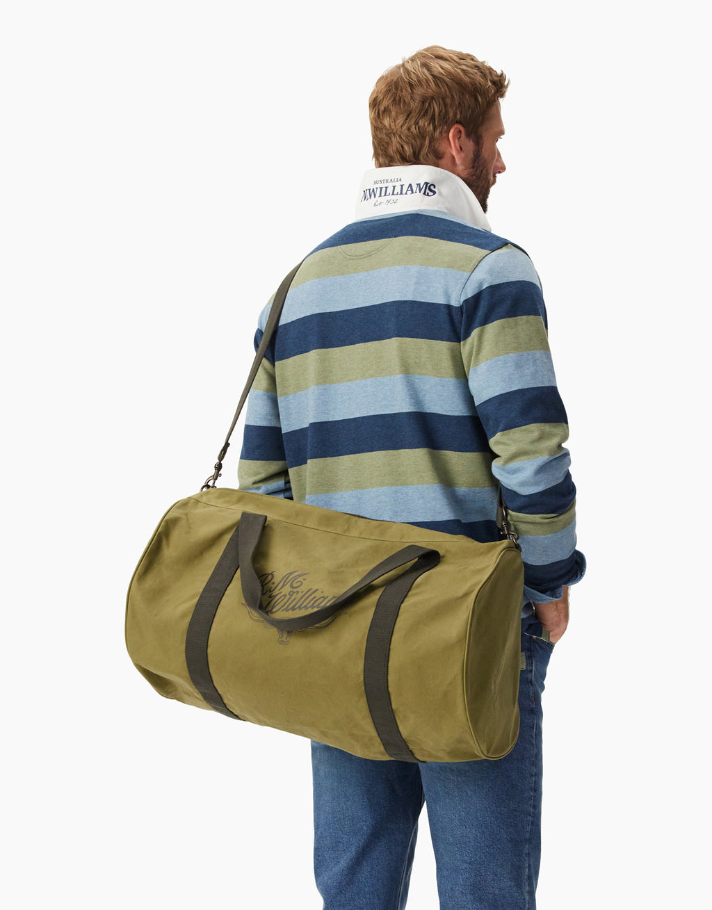 R.M. Williams Ditty Olive Bag