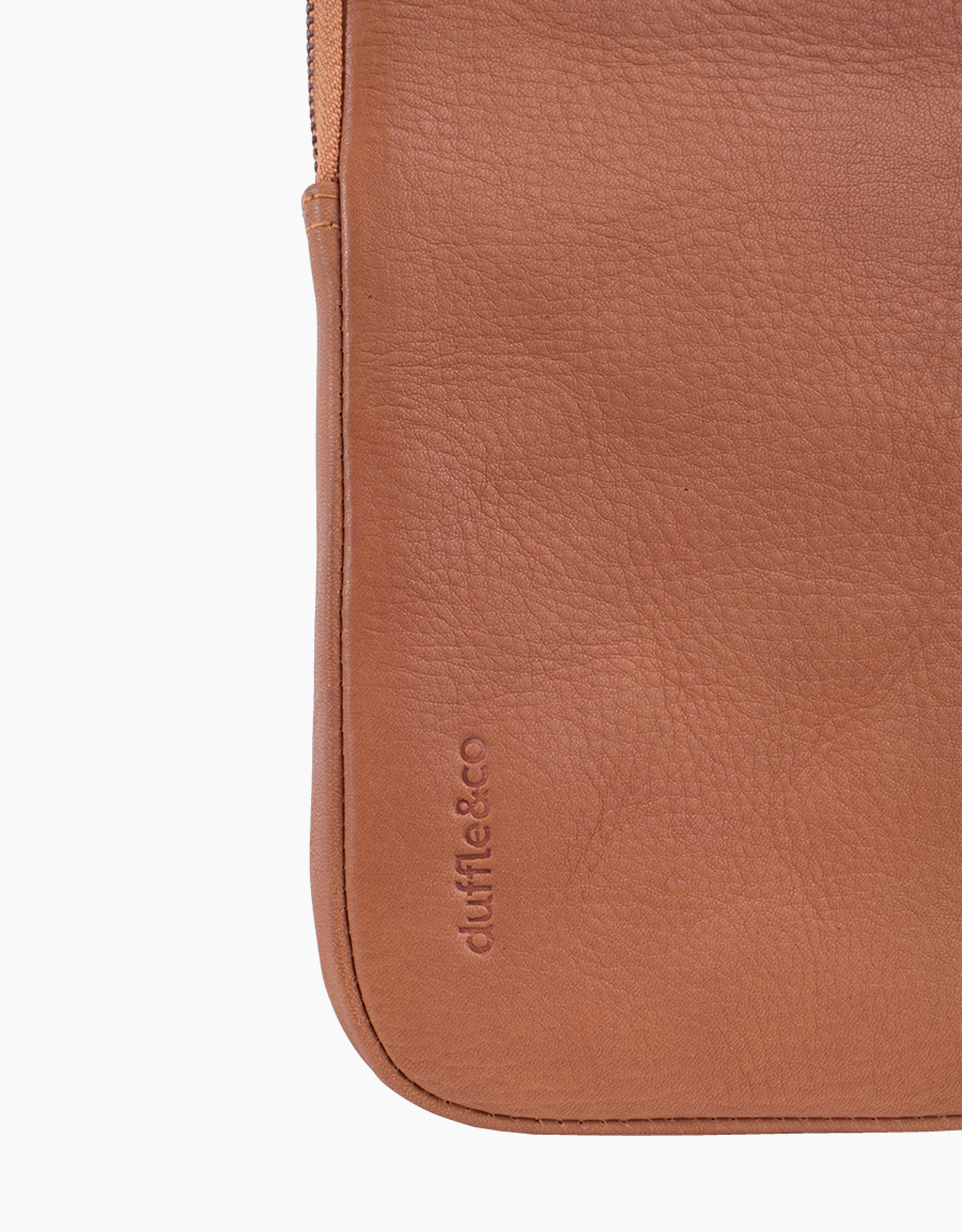 Duffle & Co Blackwell Tan 13 Inch Laptop Sleeve