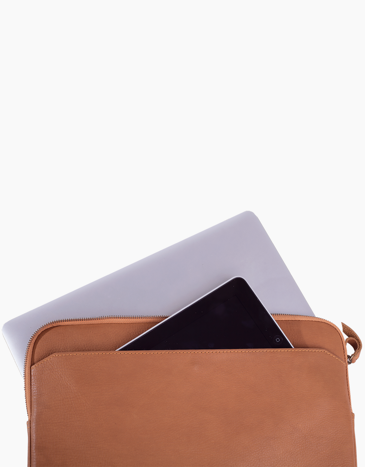 Duffle & Co Blackwell Tan 15 Inch Laptop Sleeve