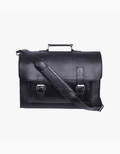 Duffle & Co Daniel Black Satchel