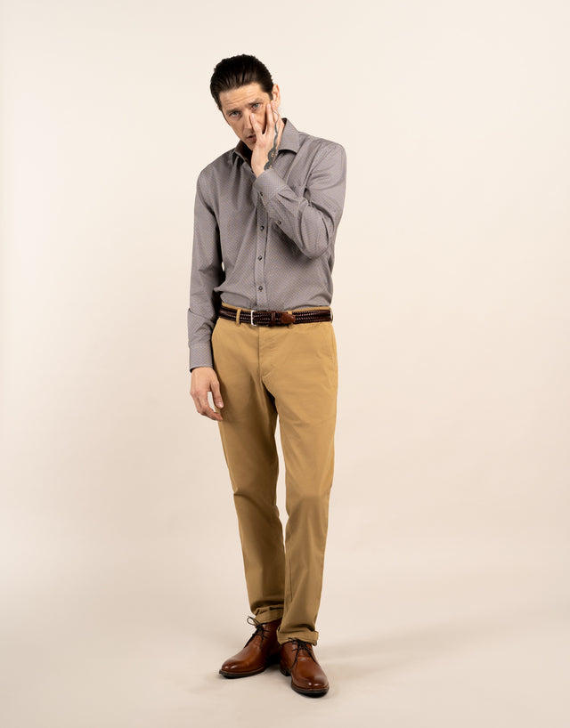 Tyler Brown Textured Chinos