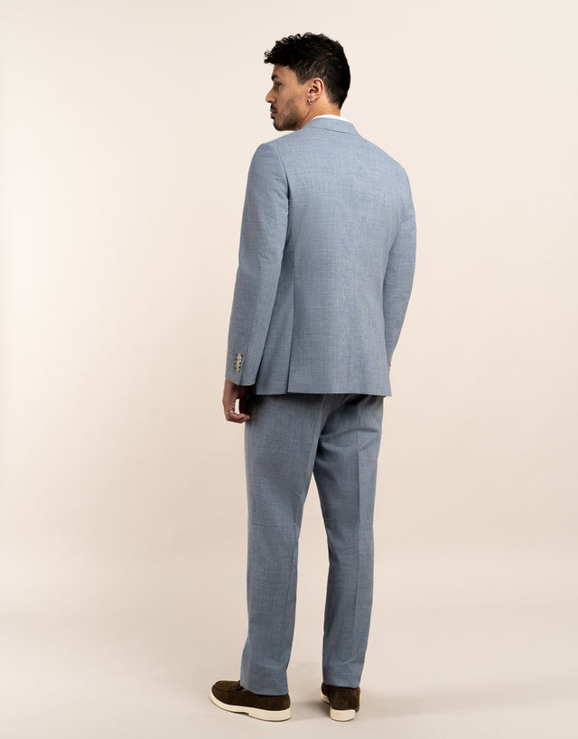 Whetu Light Blue Houndstooth Suit