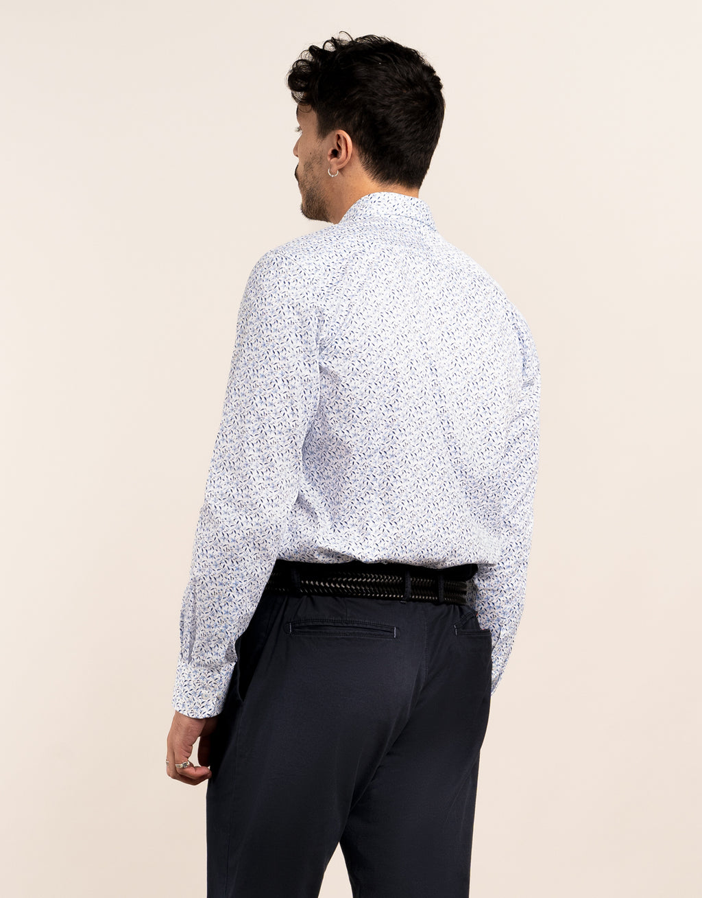 Barbican Light Blue Floral Shirt