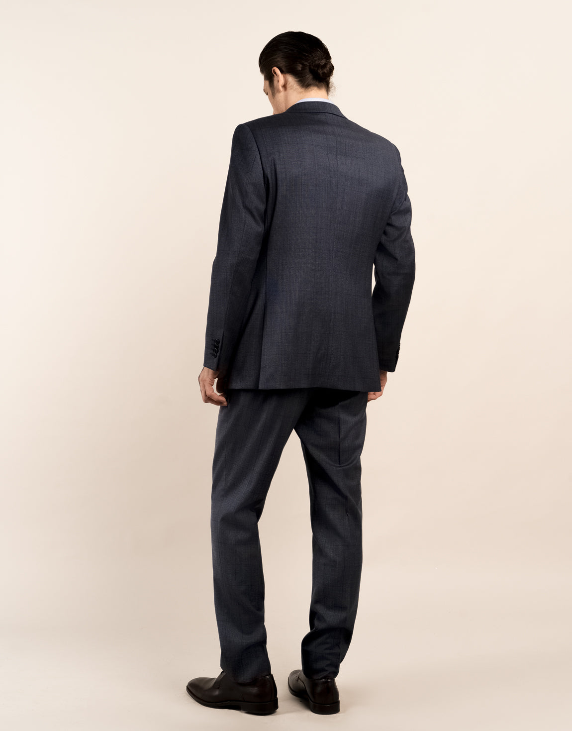 Cooper Navy Check Two Trouser Suit