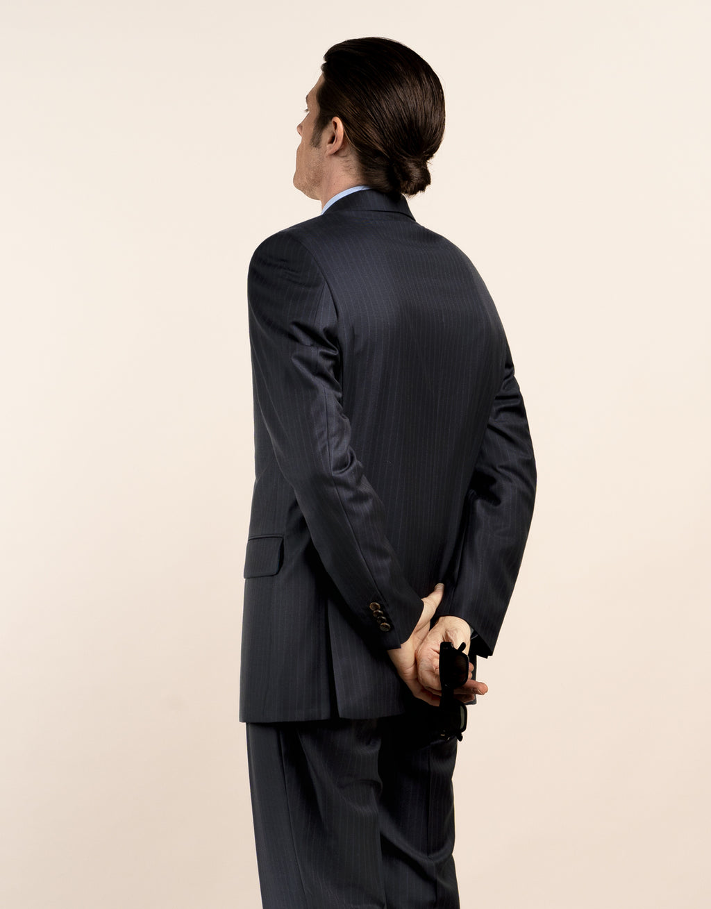 Cooper Navy Stripe Suit Jacket
