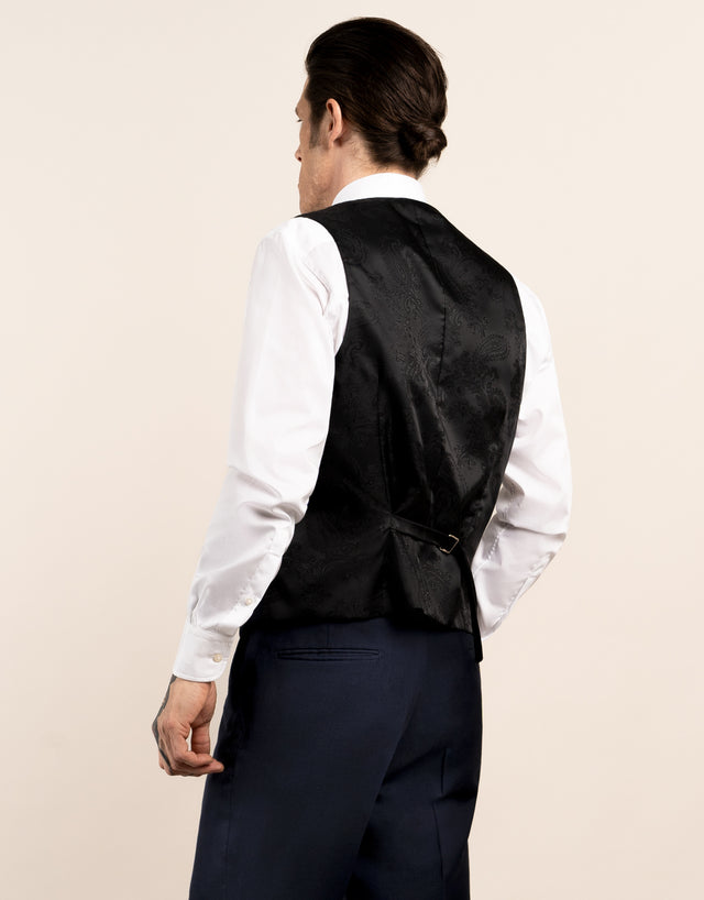 Curtis Navy Waistcoat