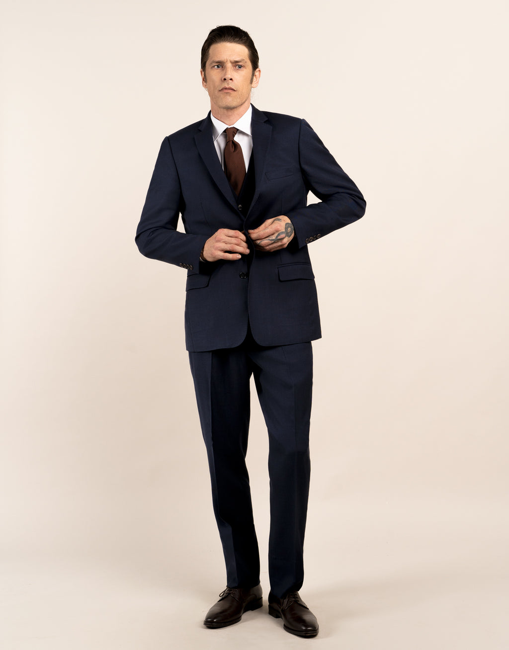 Hire Curtis Navy Waistcoat