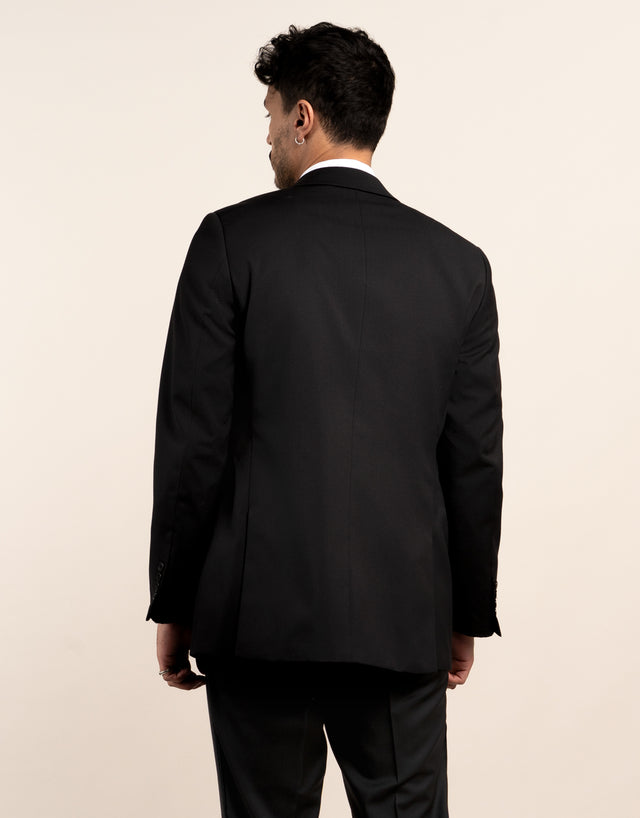 Jackman Black Formal Suit Jacket