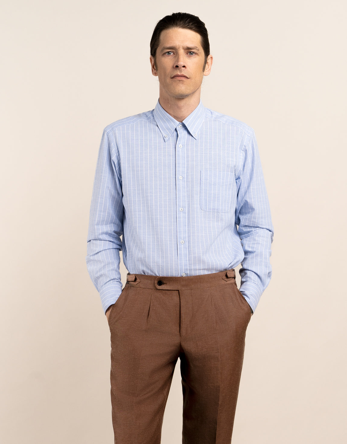 Vinnie is 185cm wearing size M Regular