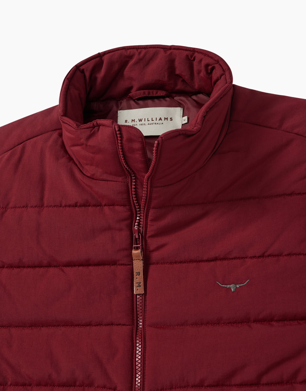 R.M.Williams Patterson Creek Burgundy Vest