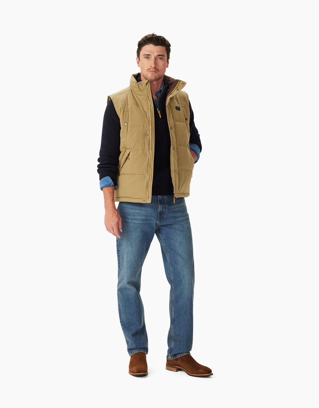 R.M. Williams Kalkite Padded Tan Vest