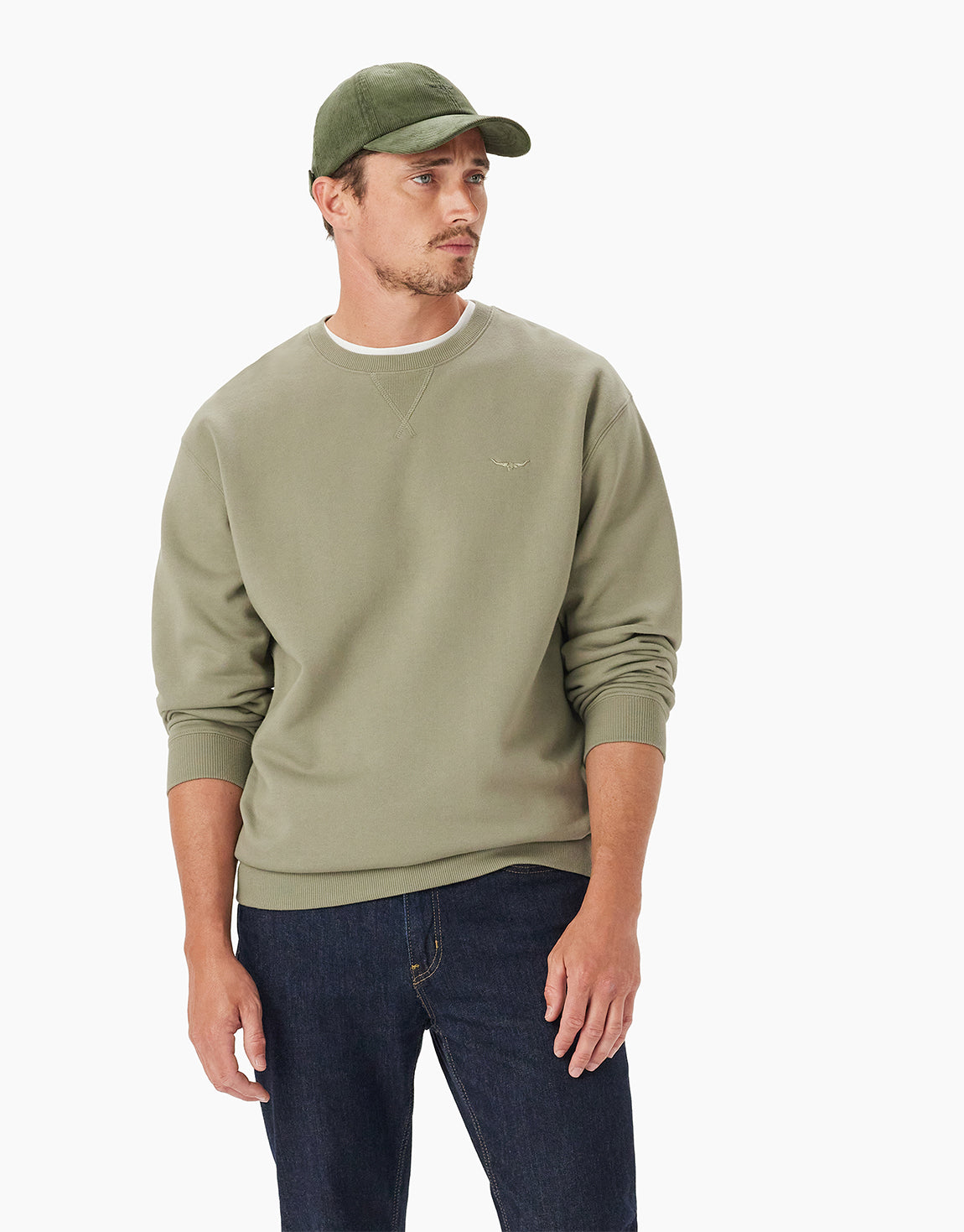 R.M. Williams Mini Longhorn Green Sweatshirt