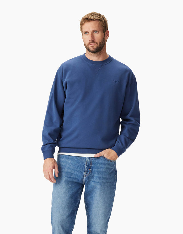 R.M.Williams Mini Longhorn French Navy Sweatshirt