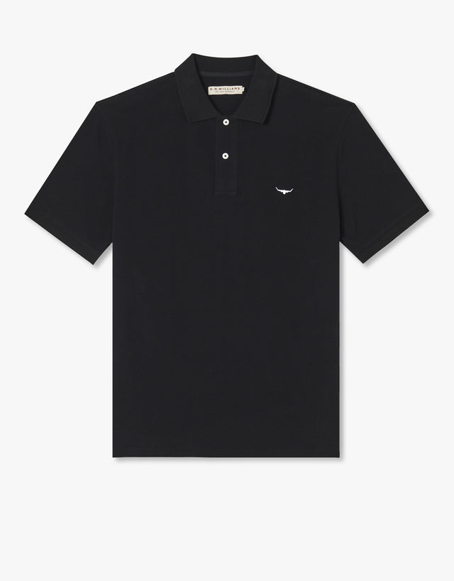 R.M. Williams Rod Black Polo