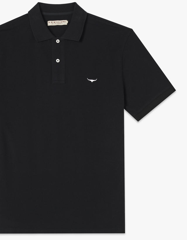 R.M. Williams Rod Black Polo