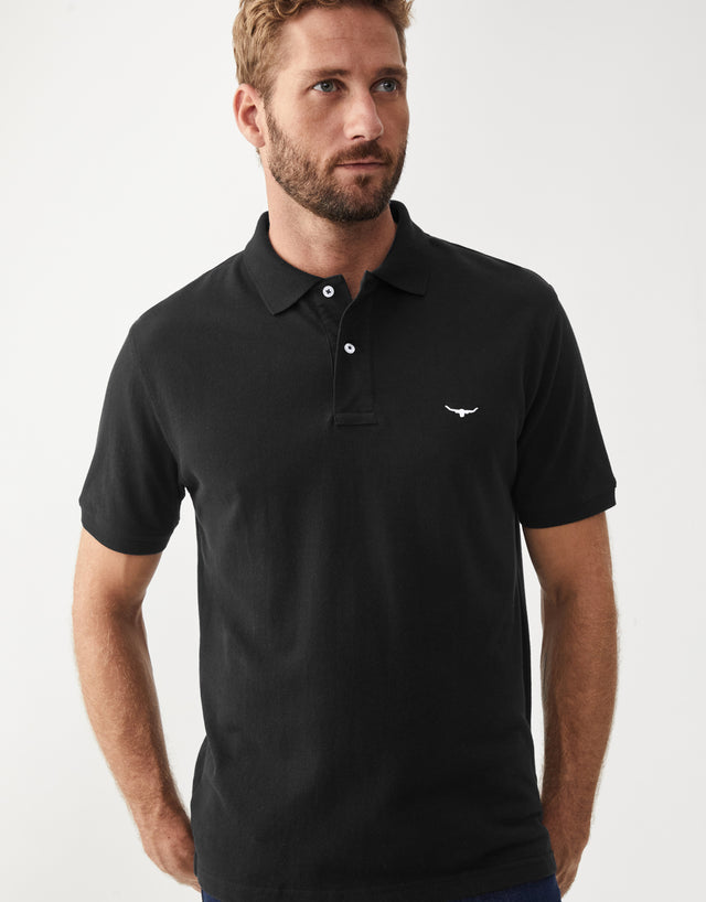 R.M. Williams Rod Black Polo