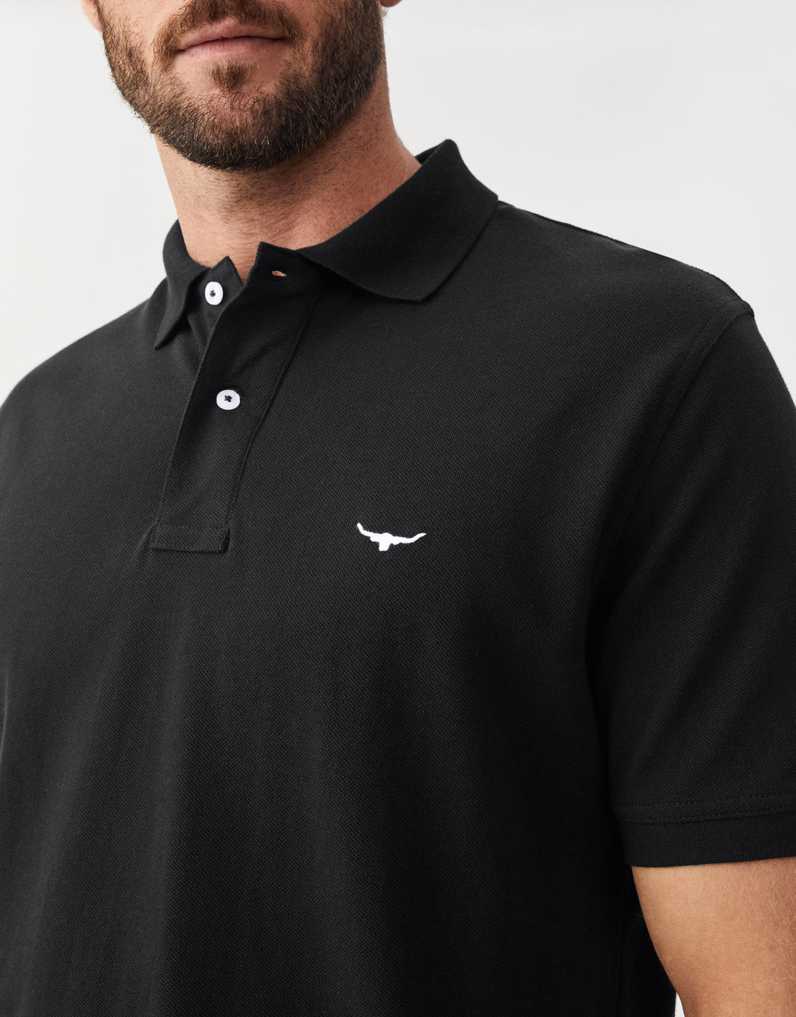 R.M. Williams Rod Black Polo