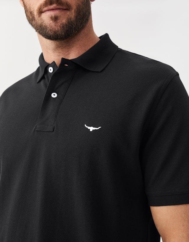 R.M. Williams Rod Black Polo