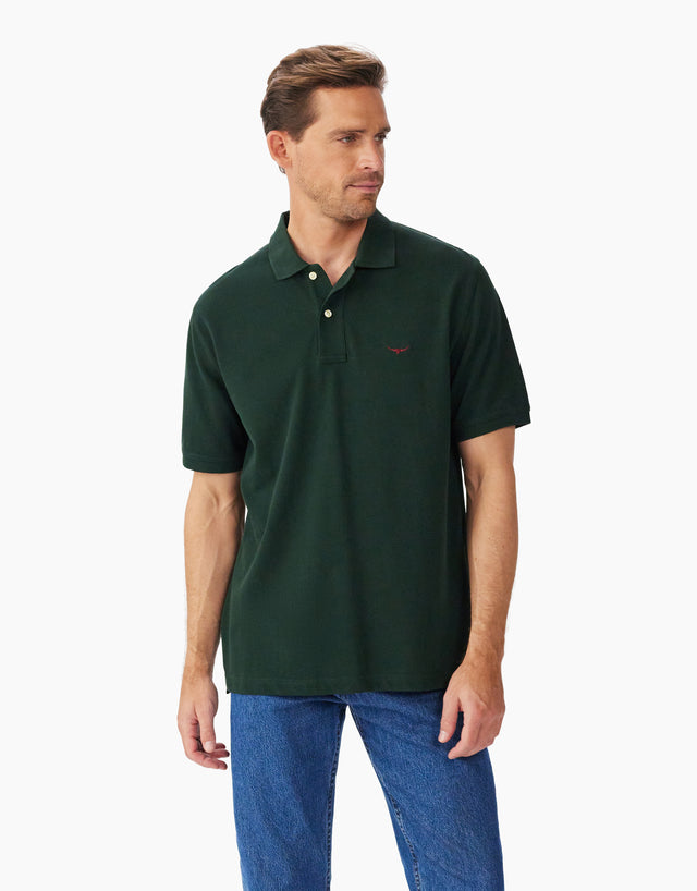 R.M. Williams Rod Olive Polo