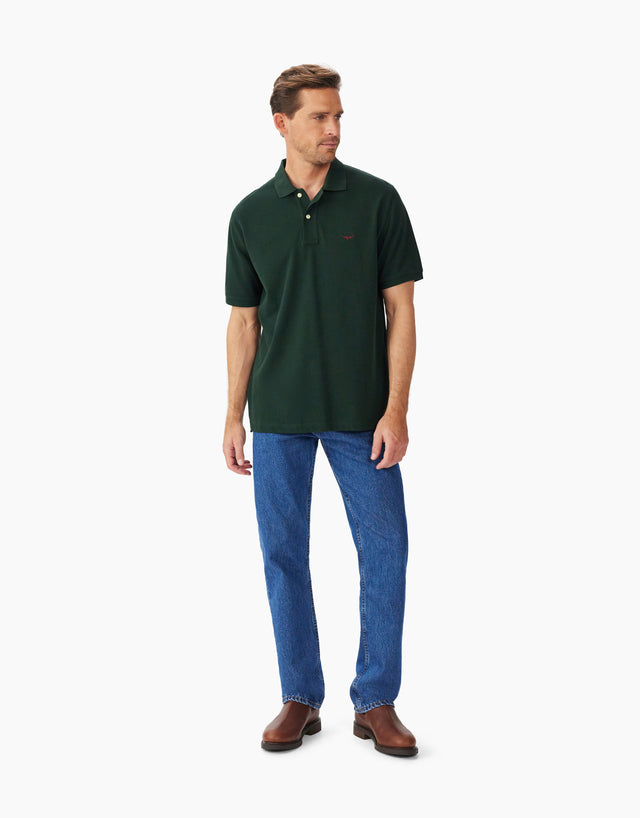 R.M. Williams Rod Olive Polo