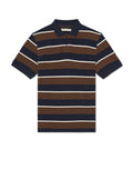 R.M.Williams Rod Navy & Brown Polo