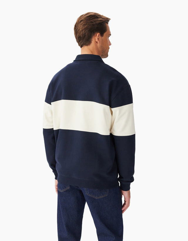 R.M. Williams Heritage 1/4 Zip Navy Sweatshirt